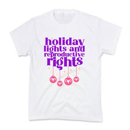 Holiday Lights & Reproductive Rights Kids Tee