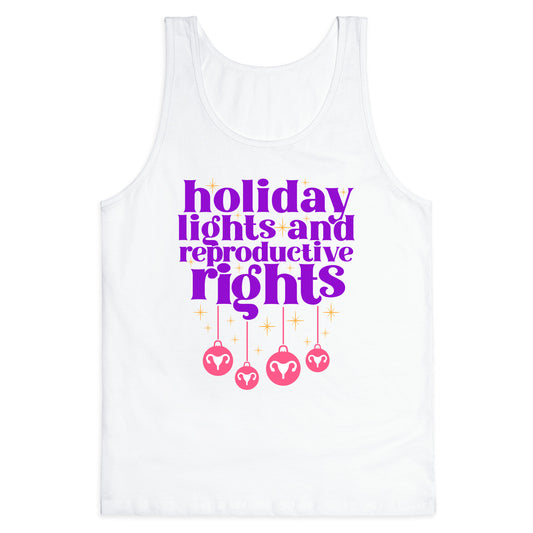 Holiday Lights & Reproductive Rights Tank Top