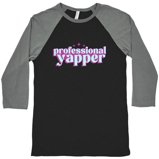 Professional Yapper Baseball Tee