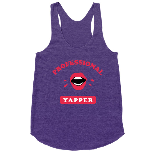 Professional Yapper Racerback Tank