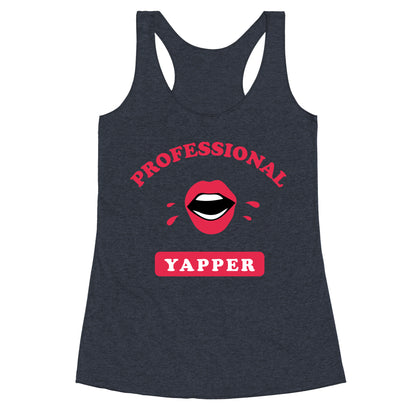 Professional Yapper Racerback Tank