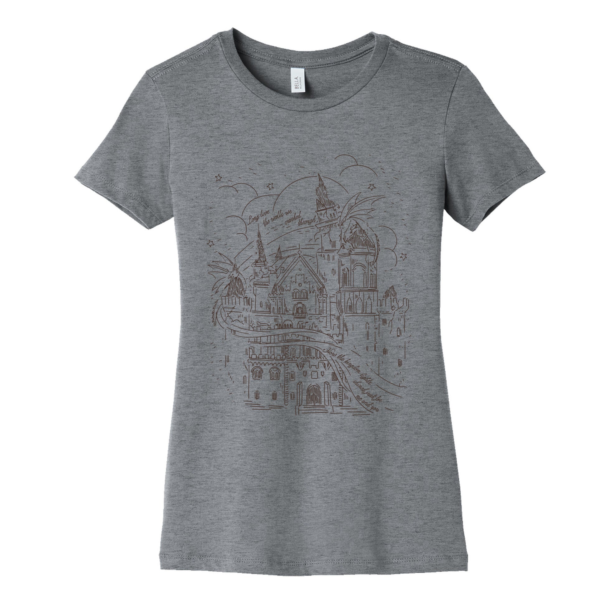 How the Kingdom Lights Shined Womens Cotton Tee