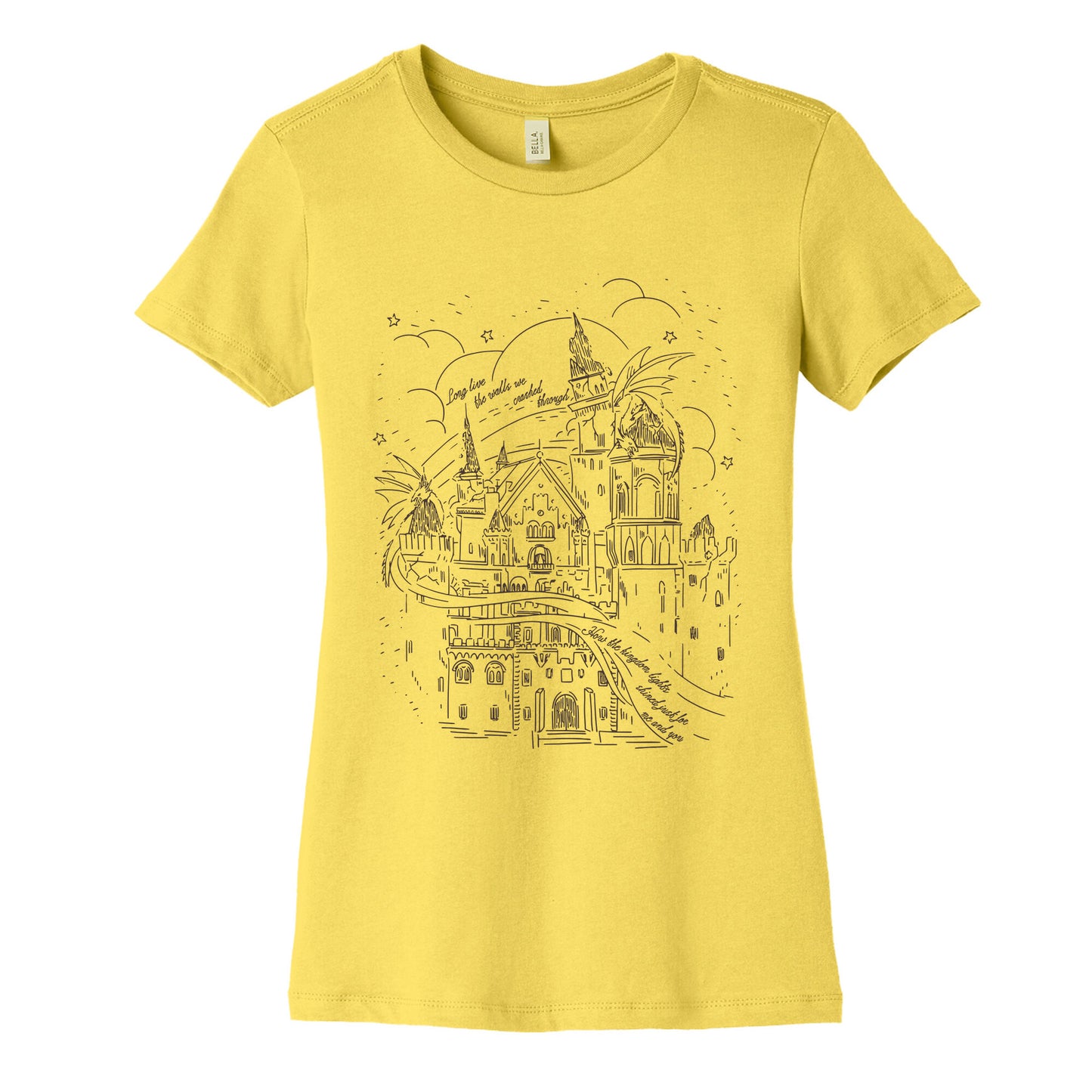 How the Kingdom Lights Shined Womens Cotton Tee
