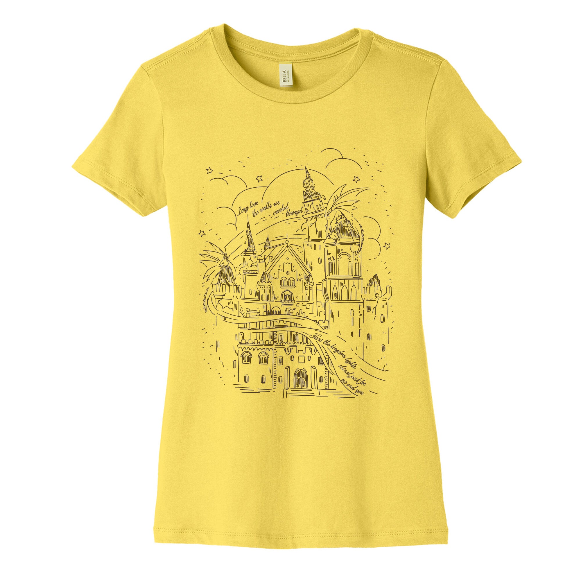 How the Kingdom Lights Shined Womens Cotton Tee