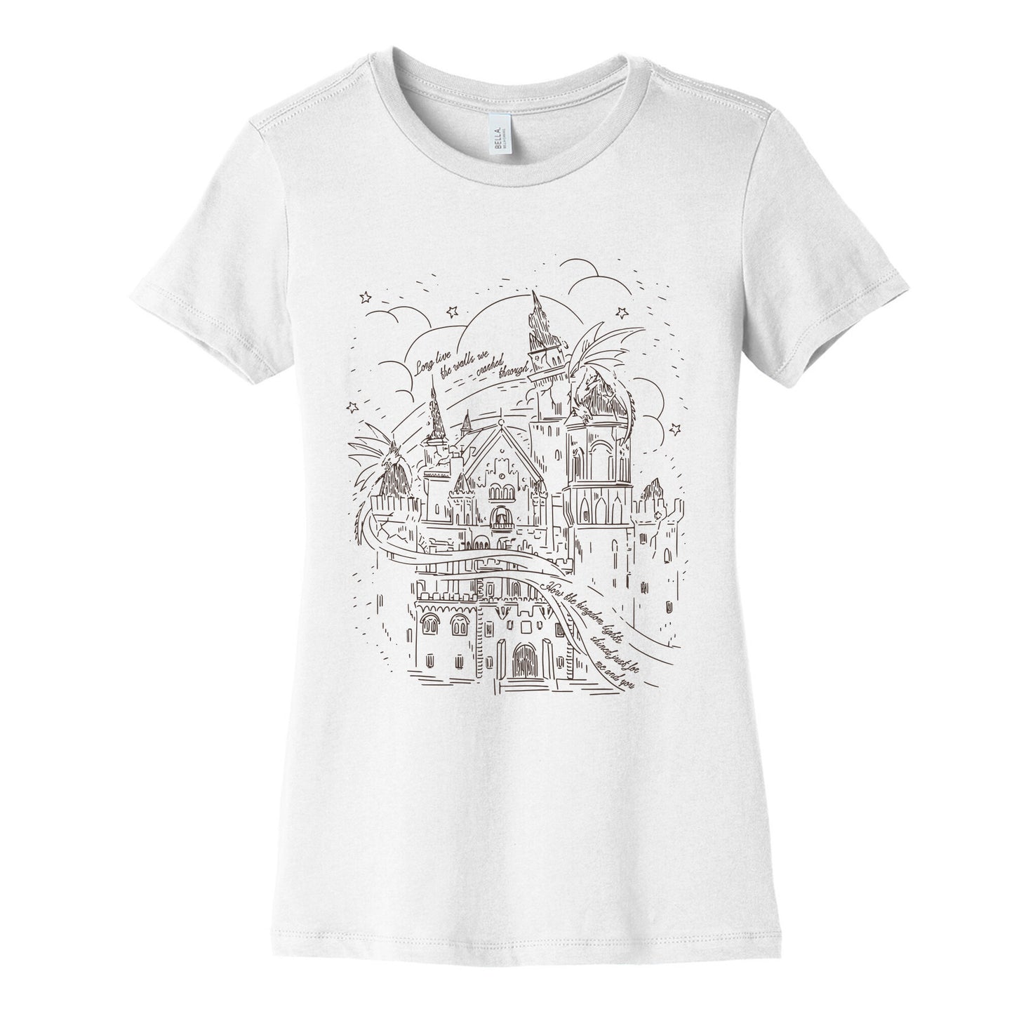 How the Kingdom Lights Shined Womens Cotton Tee