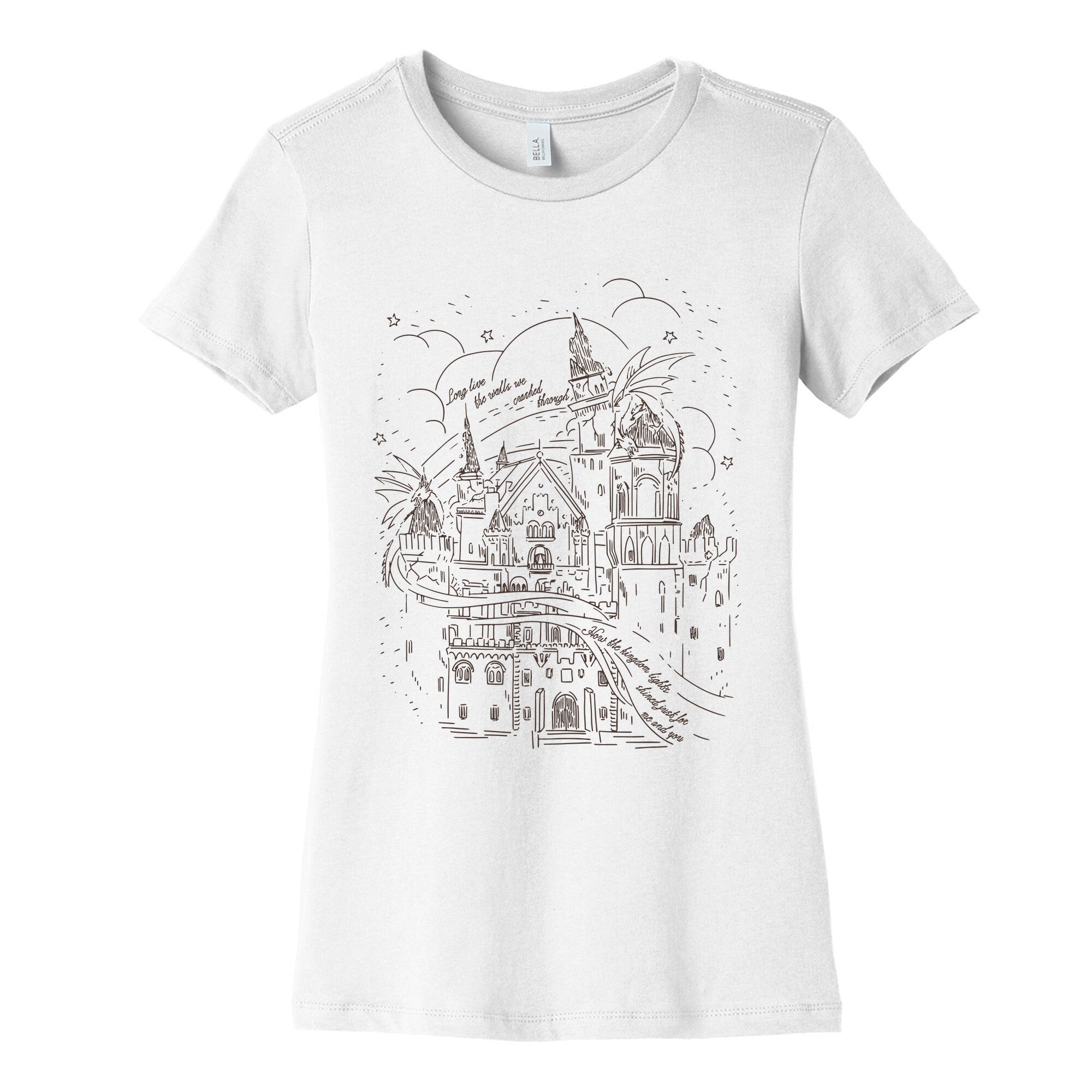 How the Kingdom Lights Shined Womens Cotton Tee