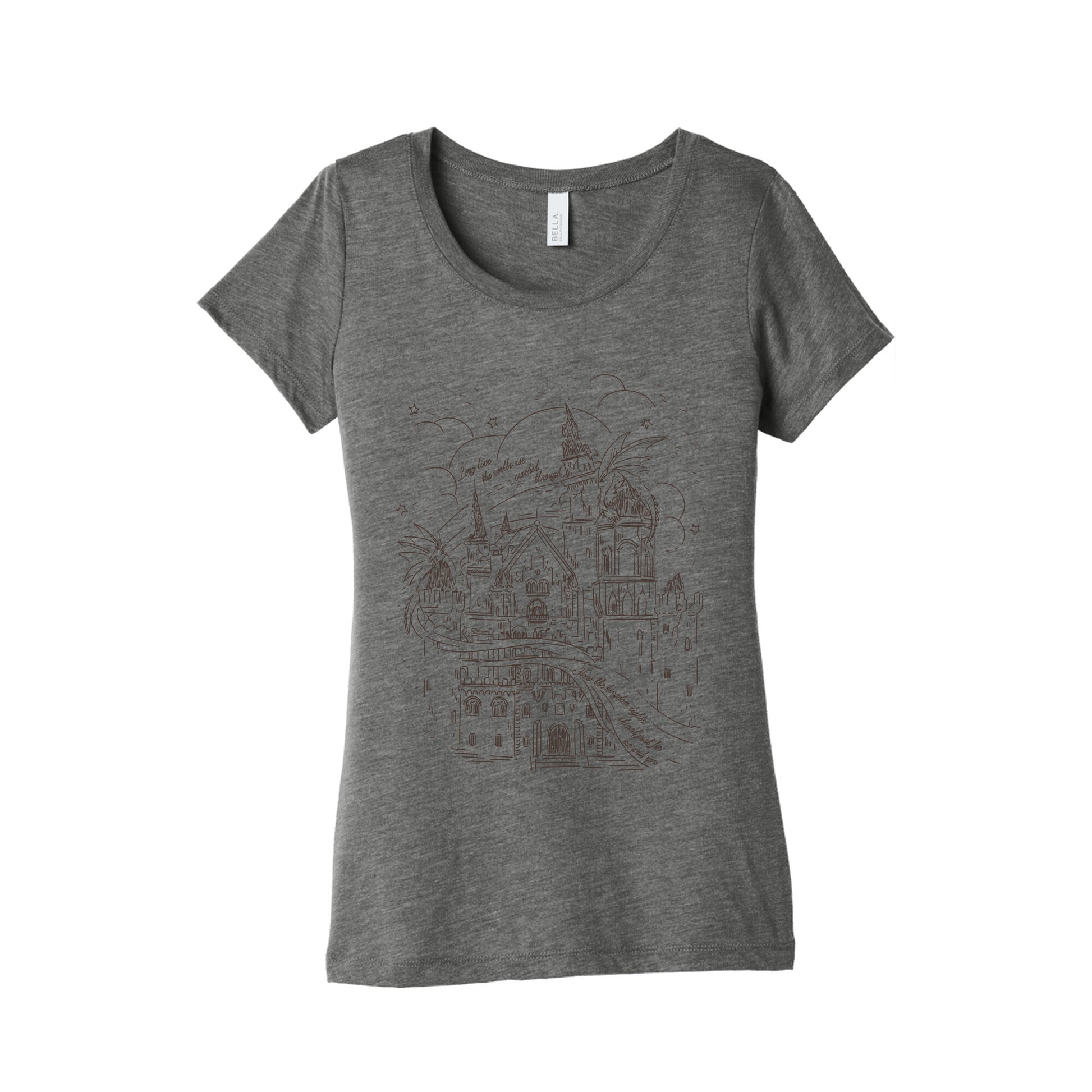 How the Kingdom Lights Shined Womens Triblend Tee
