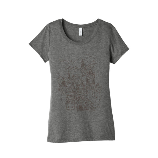How the Kingdom Lights Shined Womens Triblend Tee