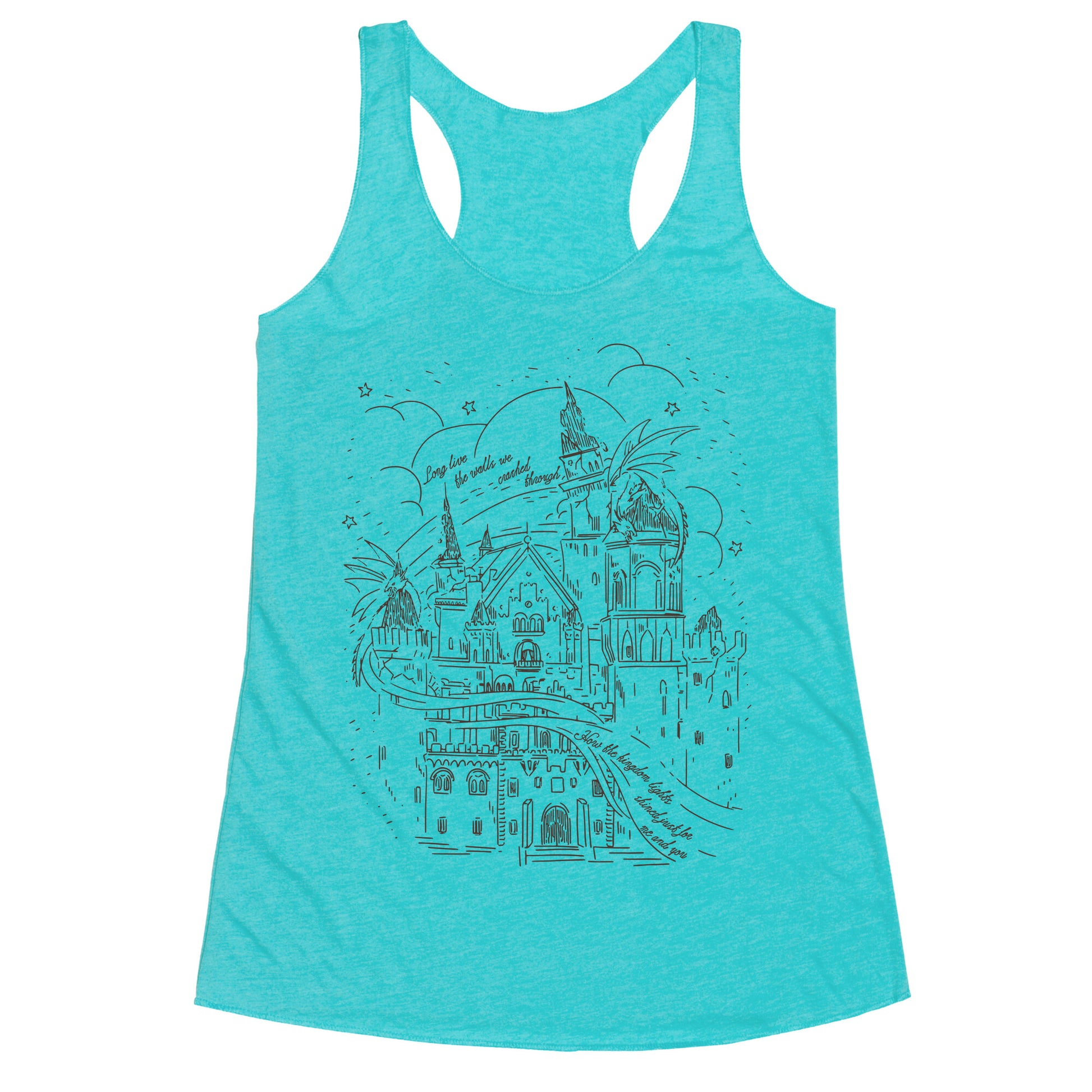 How the Kingdom Lights Shined Racerback Tank