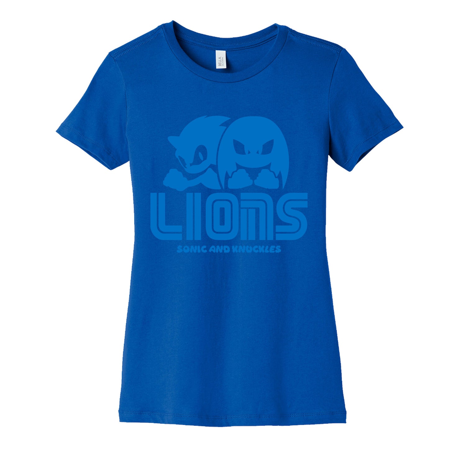 Sonic and Knuckles Lions Womens Cotton Tee