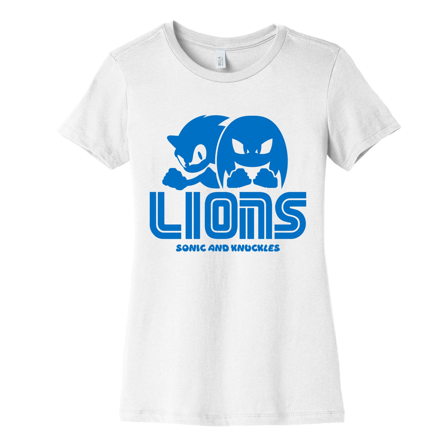 Sonic and Knuckles Lions Womens Cotton Tee