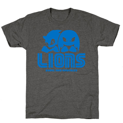 Sonic and Knuckles Lions Unisex Triblend Tee