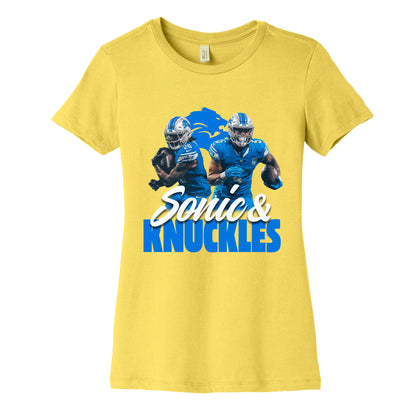 Sonic Knuckles Lions Womens Cotton Tee