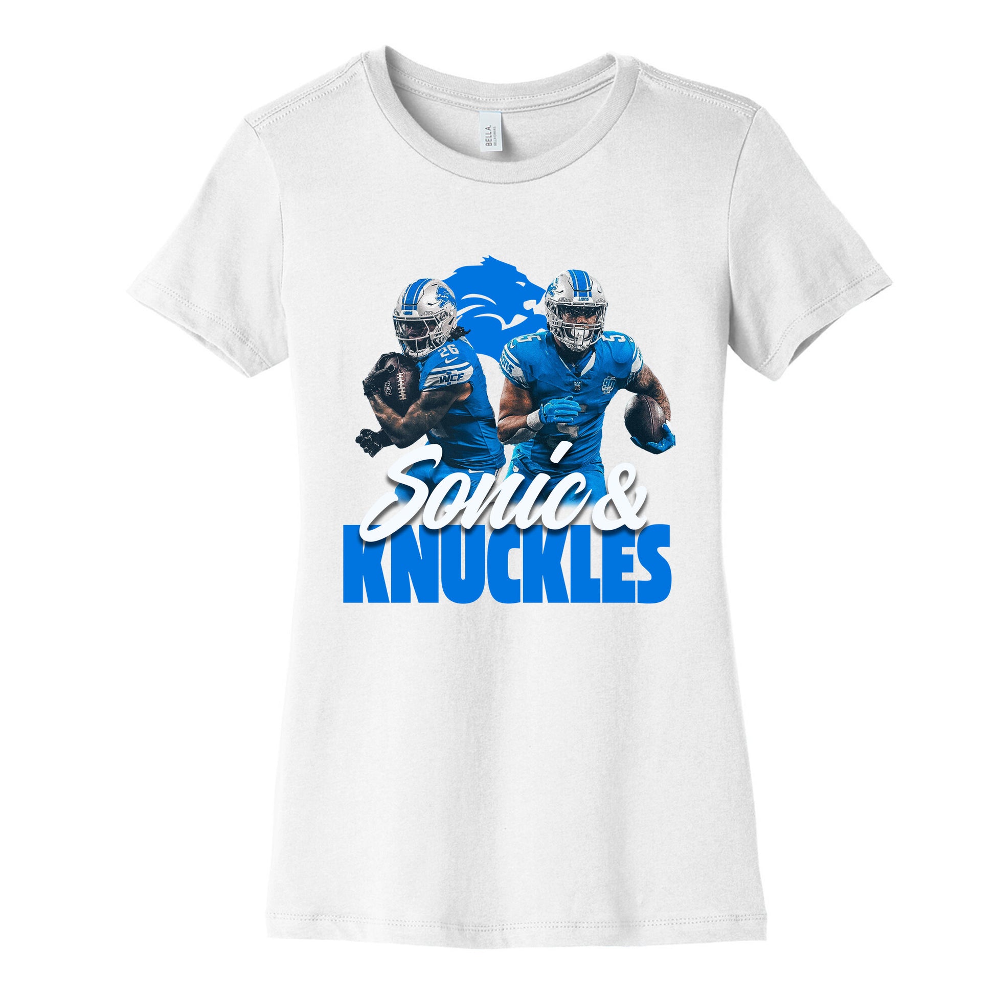 Sonic Knuckles Lions Womens Cotton Tee