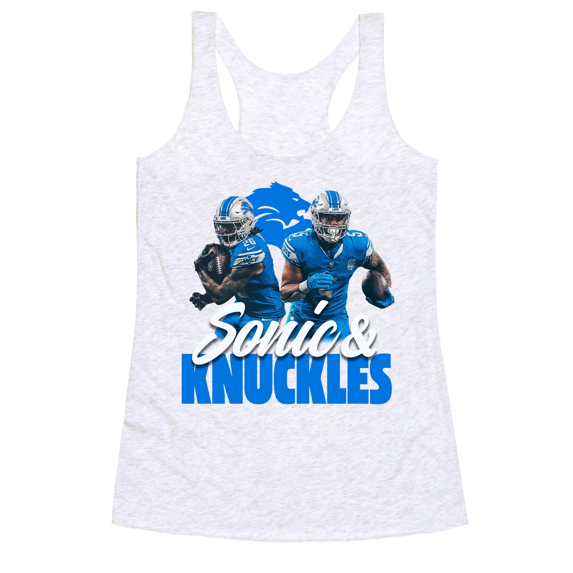 Sonic Knuckles Lions Racerback Tank