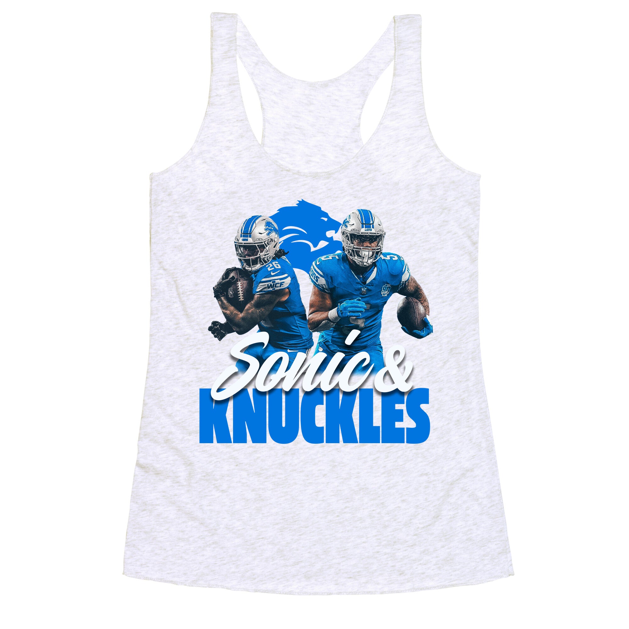 Sonic Knuckles Lions Racerback Tank