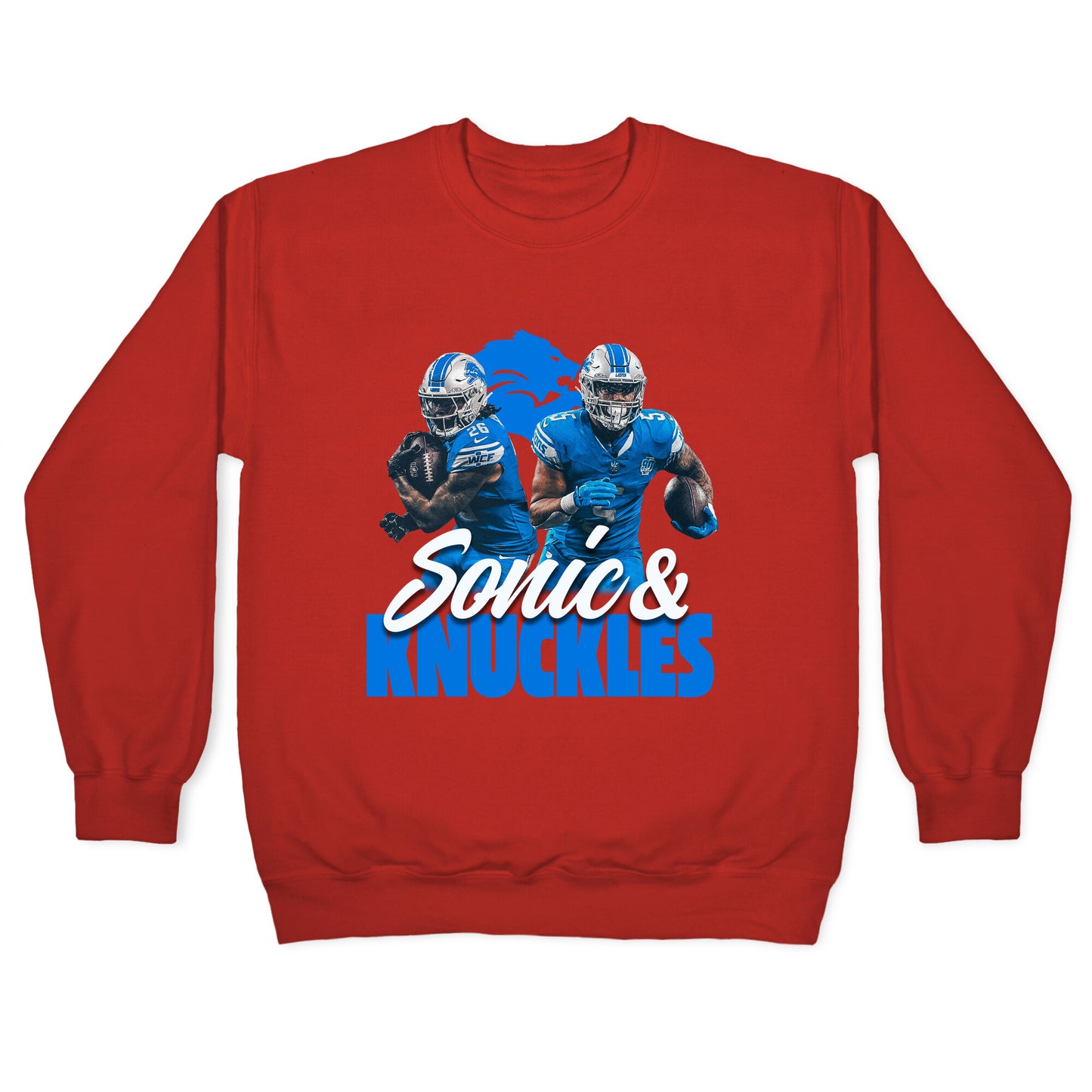 Sonic Knuckles Lions Crewneck Sweatshirt