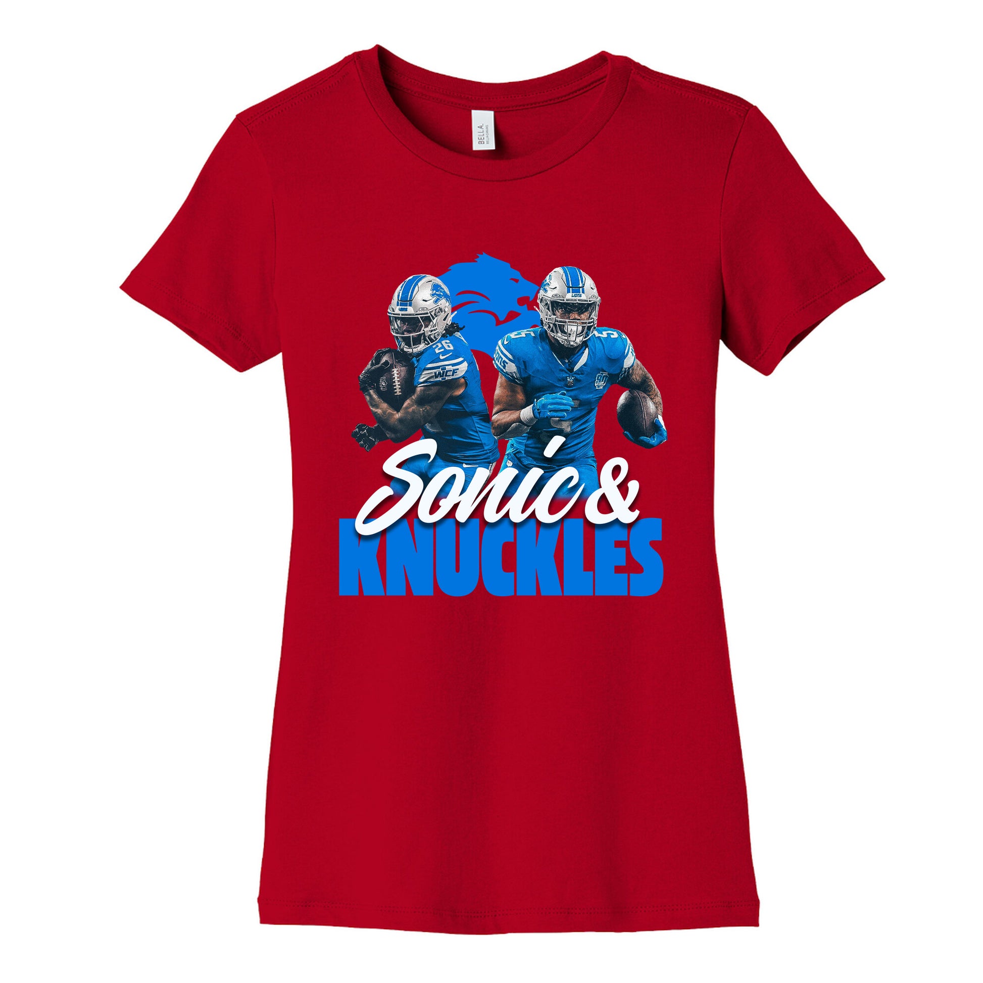 Sonic Knuckles Lions Womens Cotton Tee