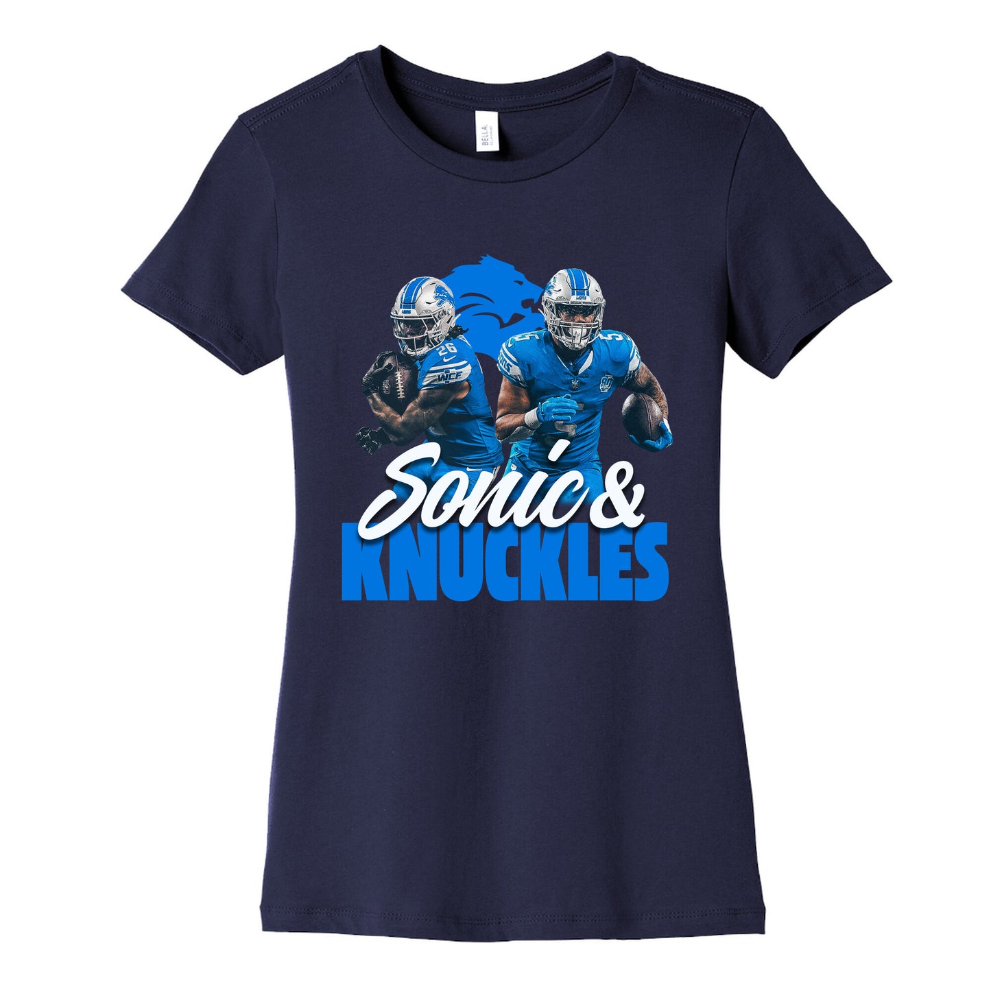 Sonic Knuckles Lions Womens Cotton Tee