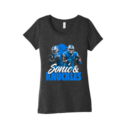 Sonic Knuckles Lions Womens Triblend Tee