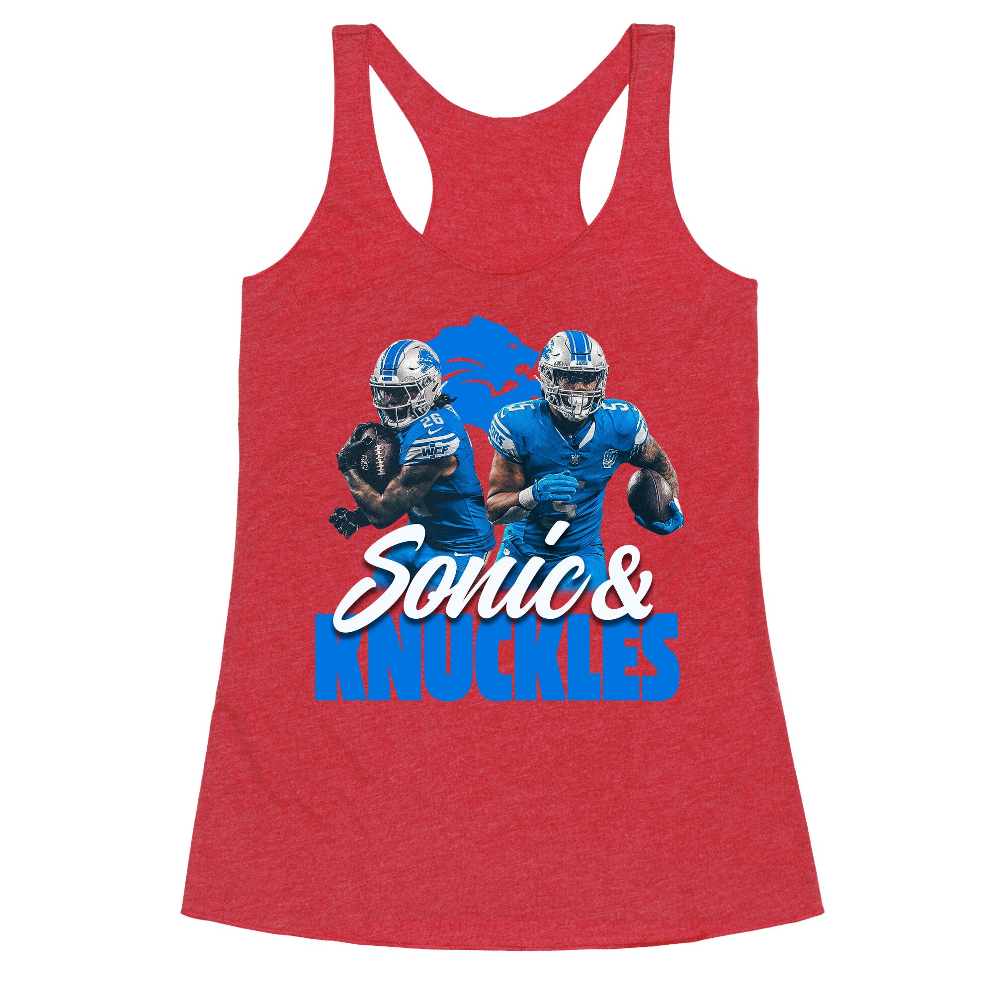 Sonic Knuckles Lions Racerback Tank