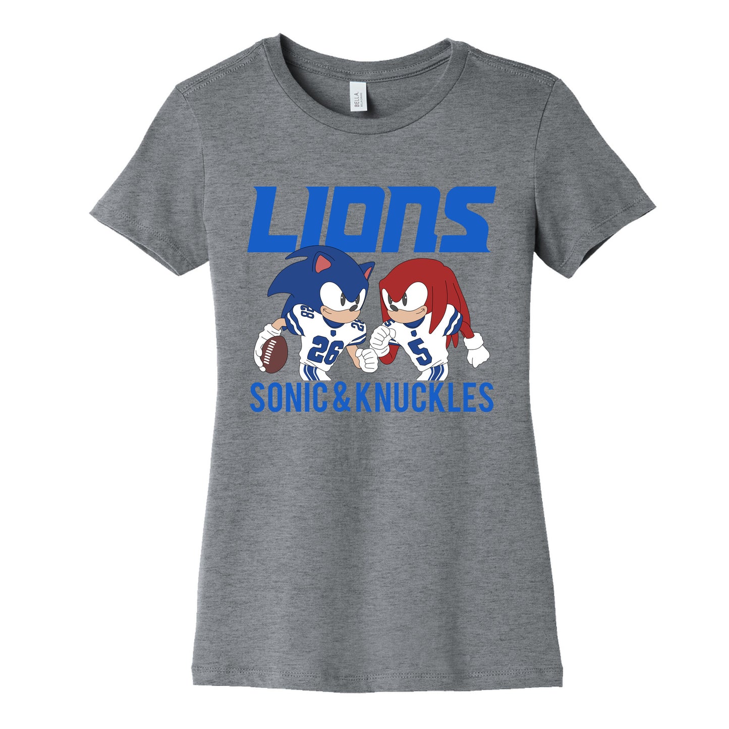 Lions Sonic and Knuckles Womens Cotton Tee