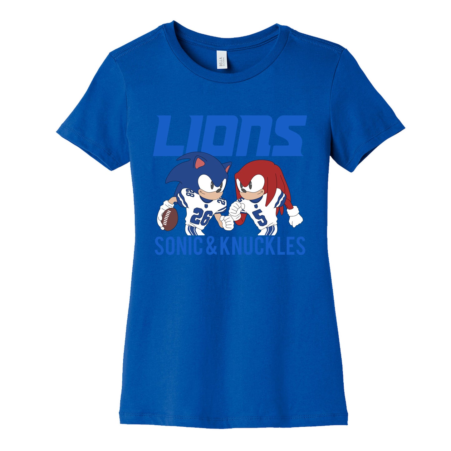 Lions Sonic and Knuckles Womens Cotton Tee