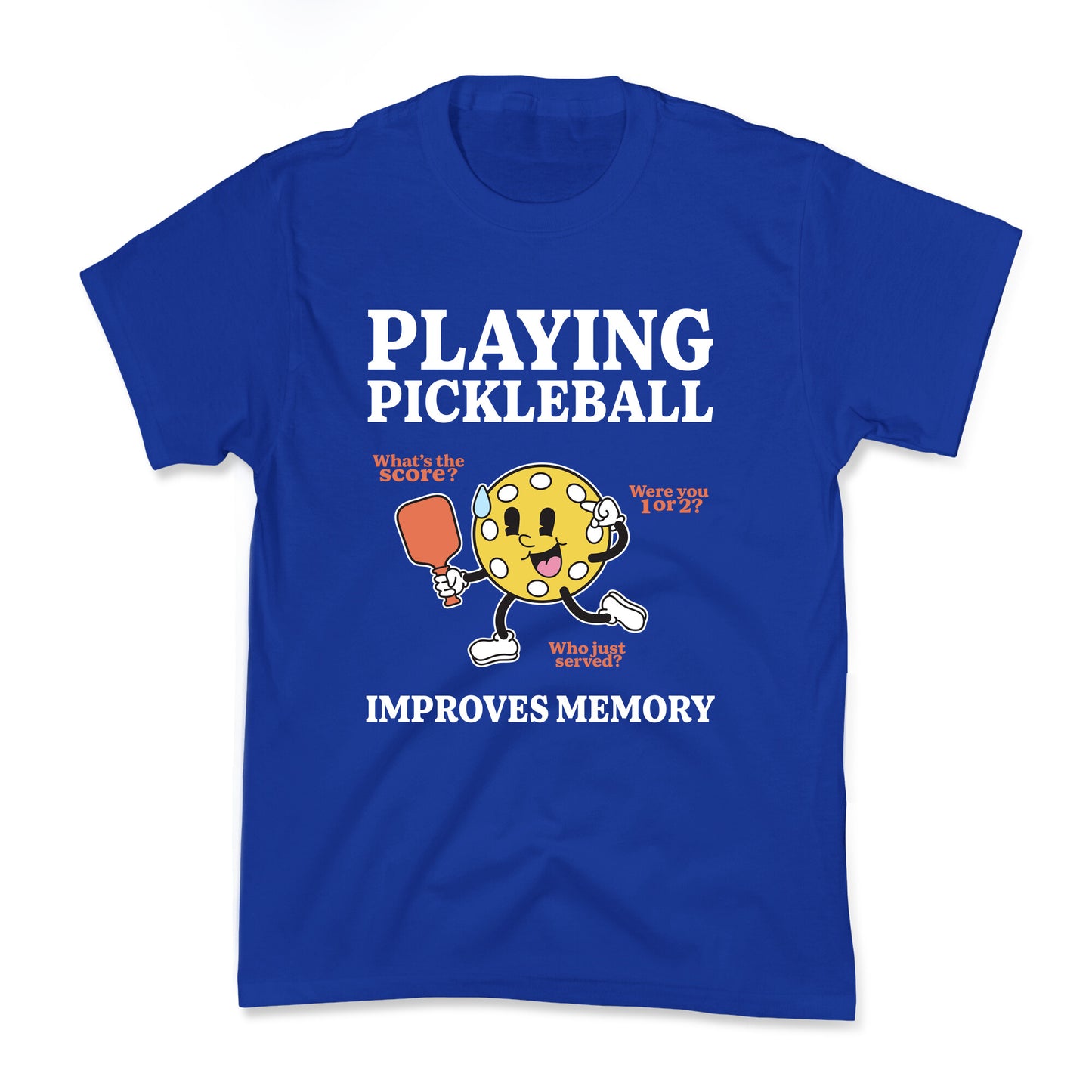Playing Pickleball Improves Memory Kids Tee