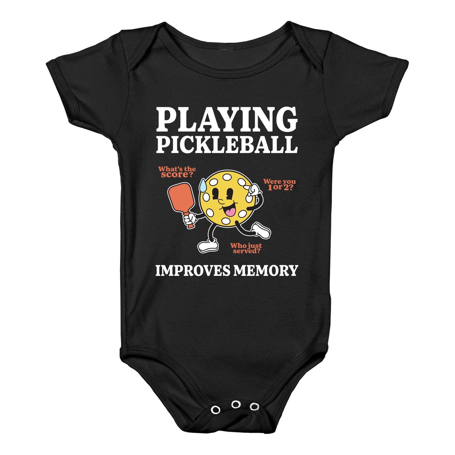 Playing Pickleball Improves Memory Baby One-Piece