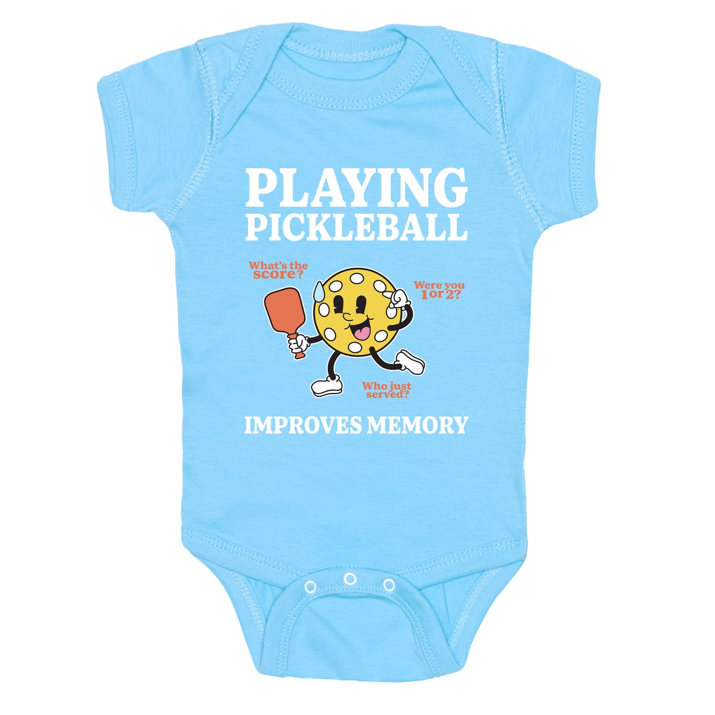 Playing Pickleball Improves Memory Baby One-Piece