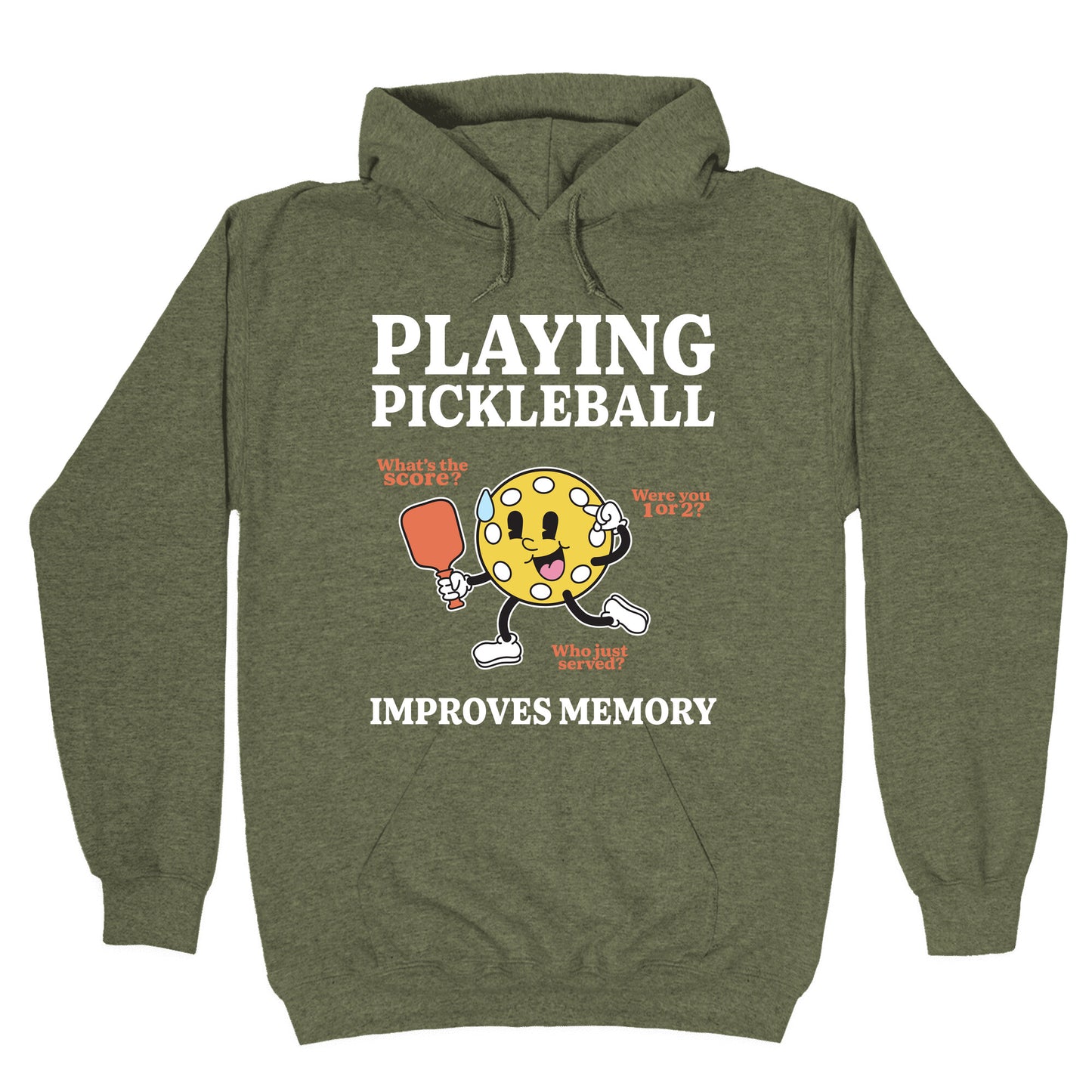 Playing Pickleball Improves Memory Hoodie