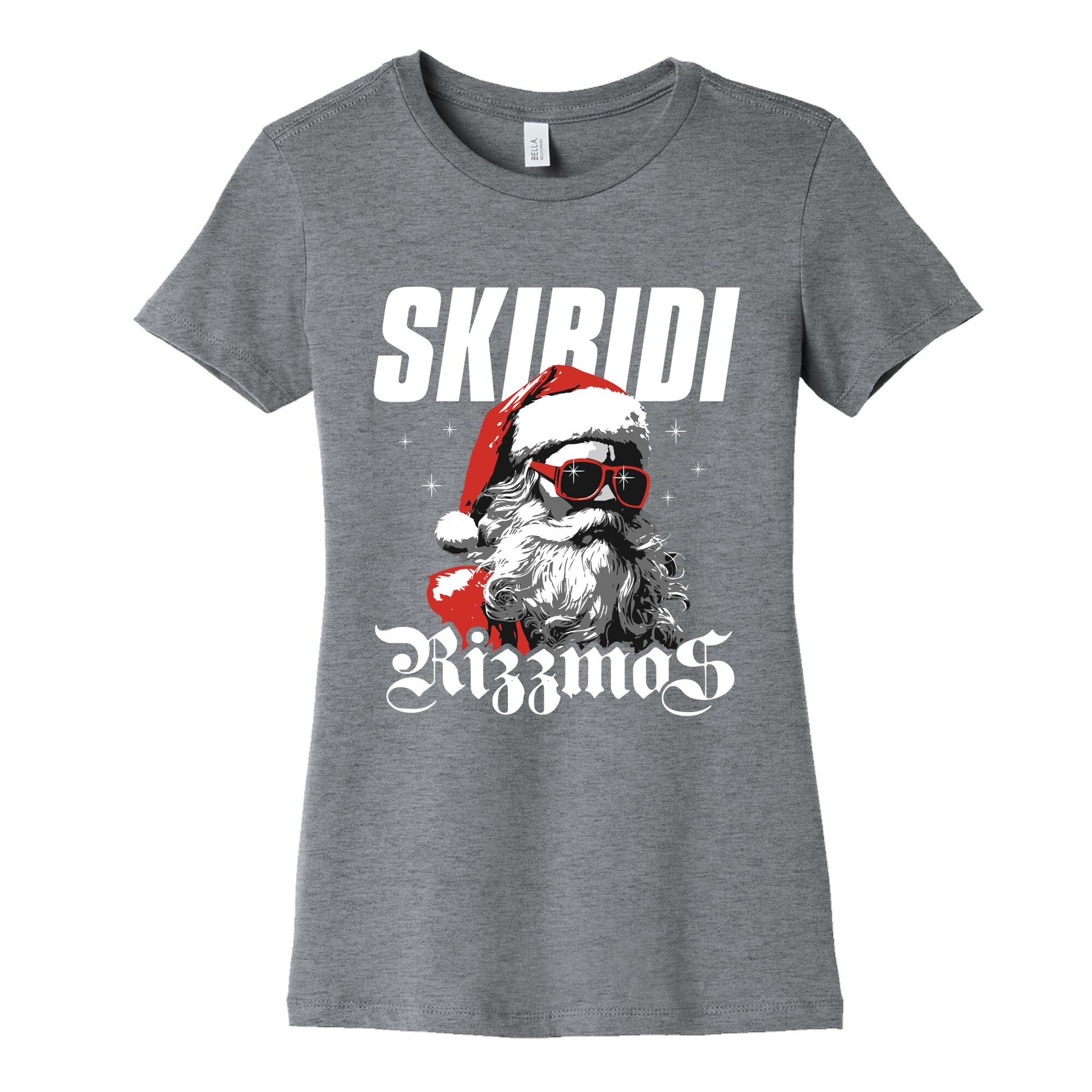 Skibidi Rizzmas Womens Cotton Tee