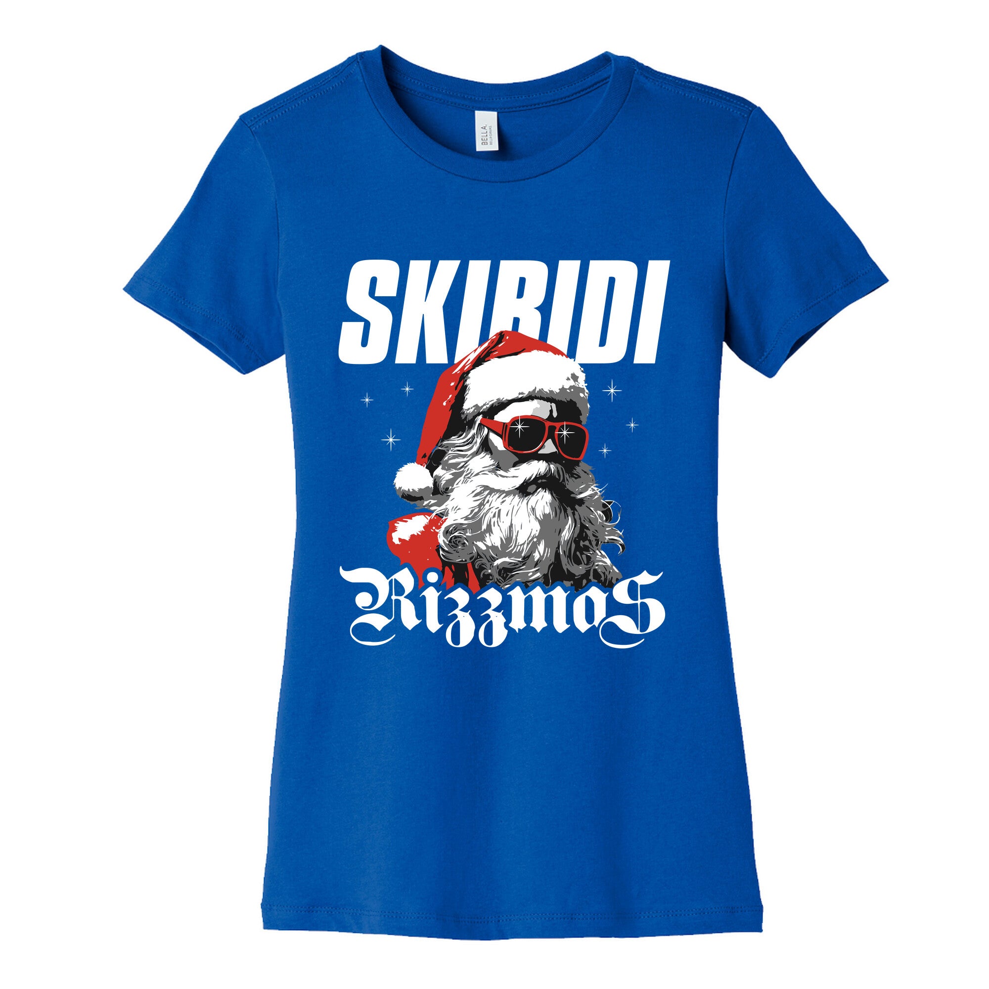 Skibidi Rizzmas Womens Cotton Tee