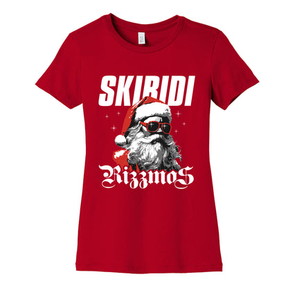 Skibidi Rizzmas Womens Cotton Tee