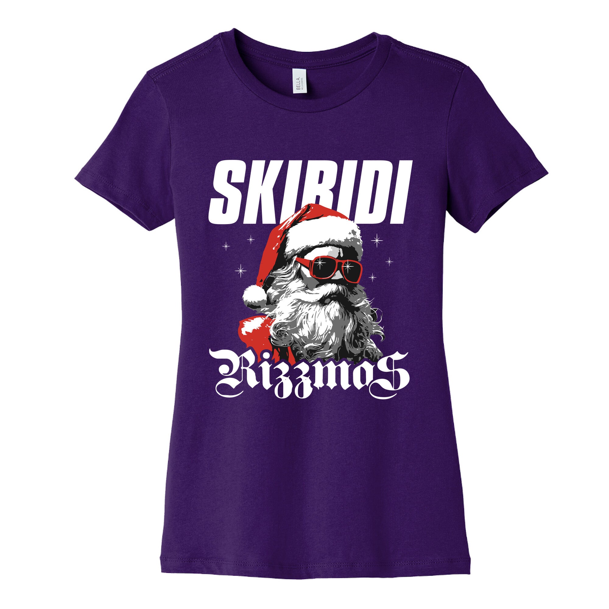Skibidi Rizzmas Womens Cotton Tee