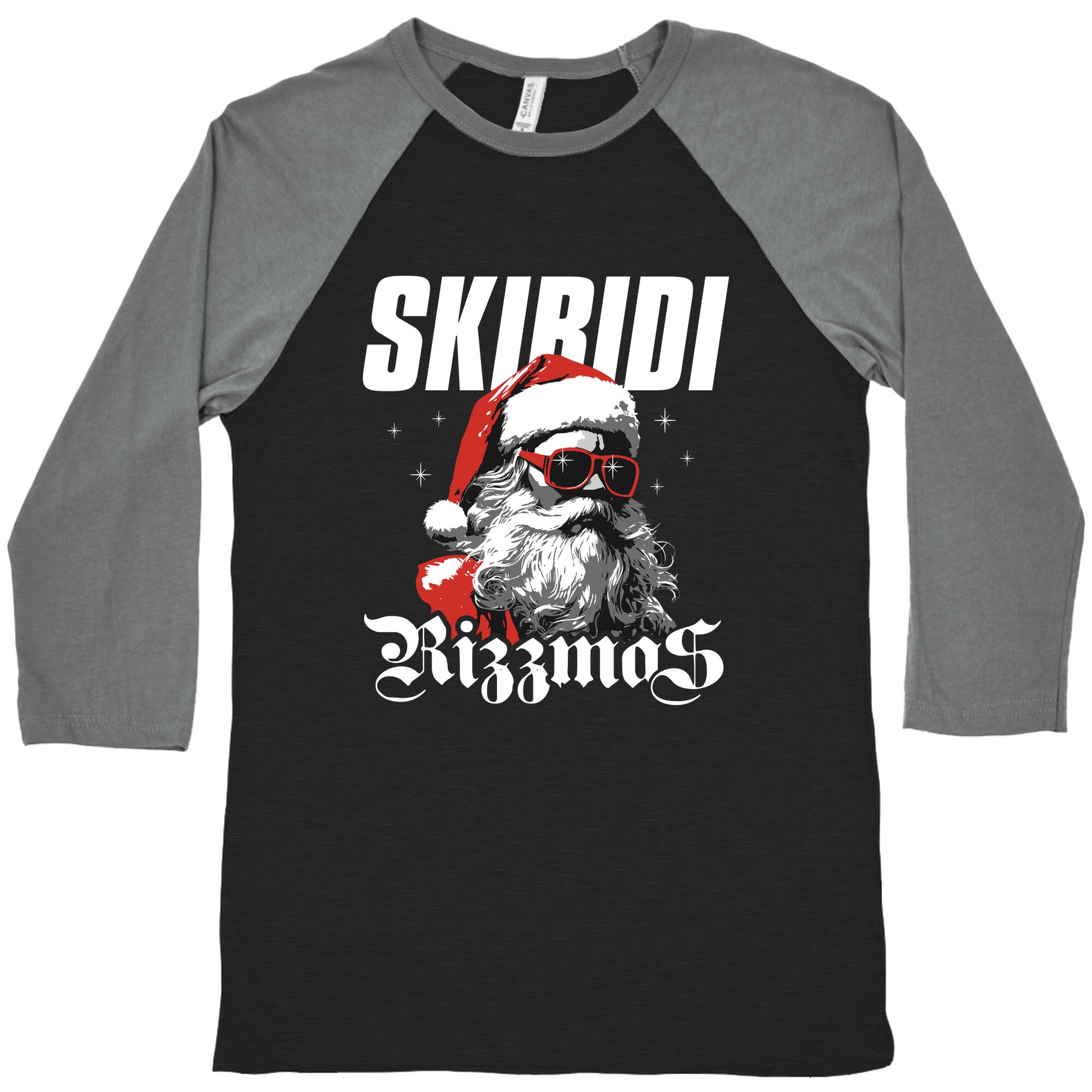 Skibidi Rizzmas Baseball Tee