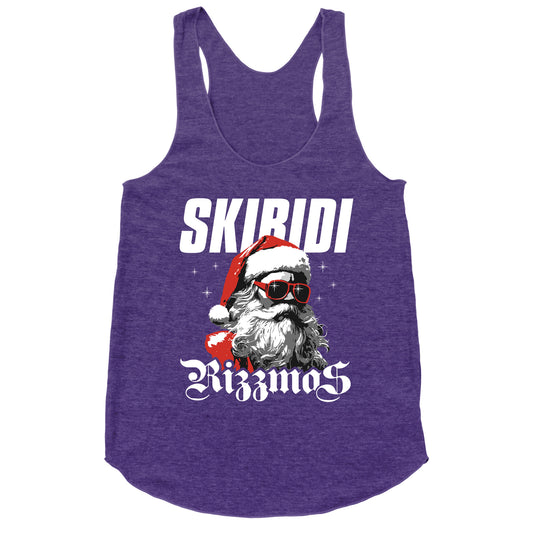 Skibidi Rizzmas Racerback Tank