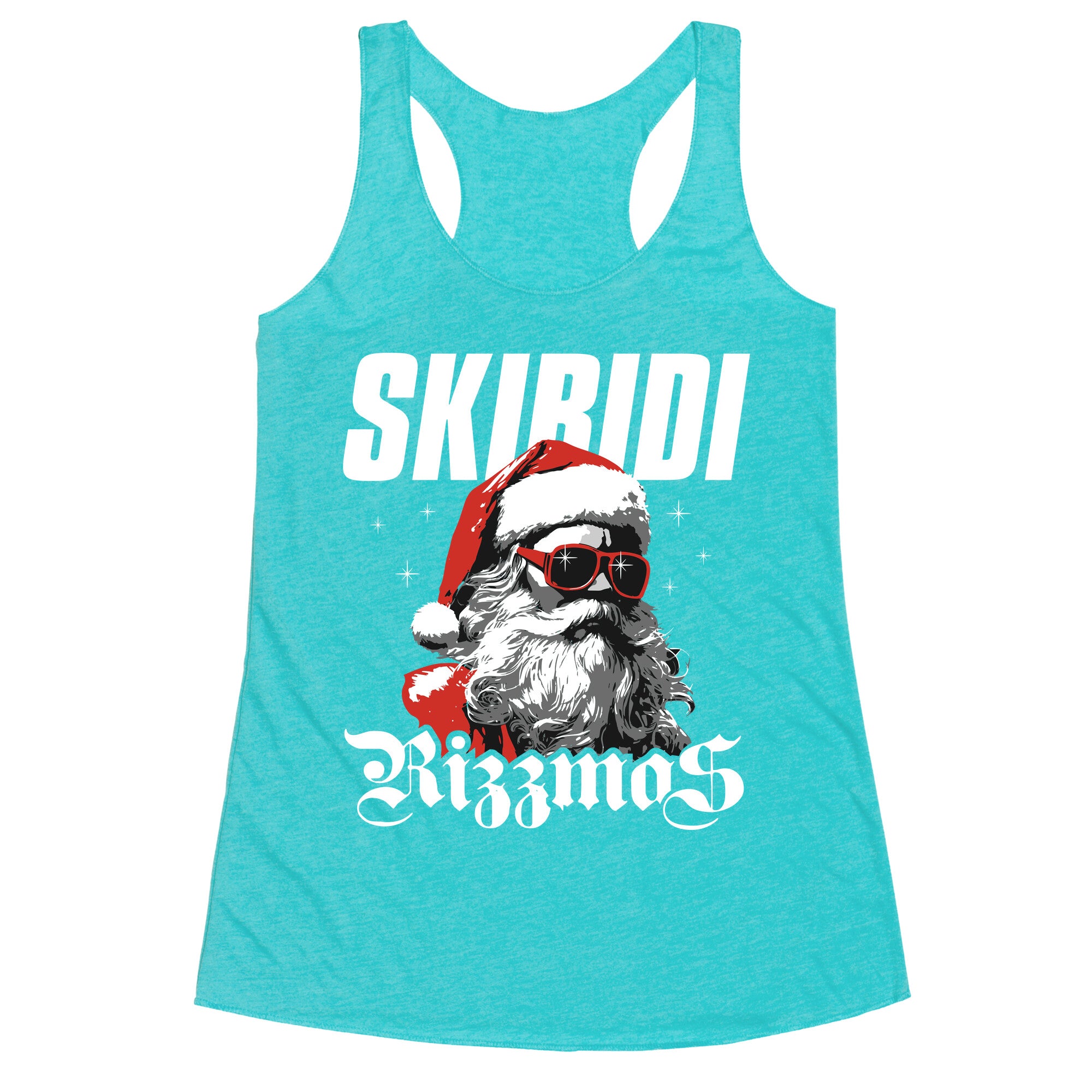 Skibidi Rizzmas Racerback Tank