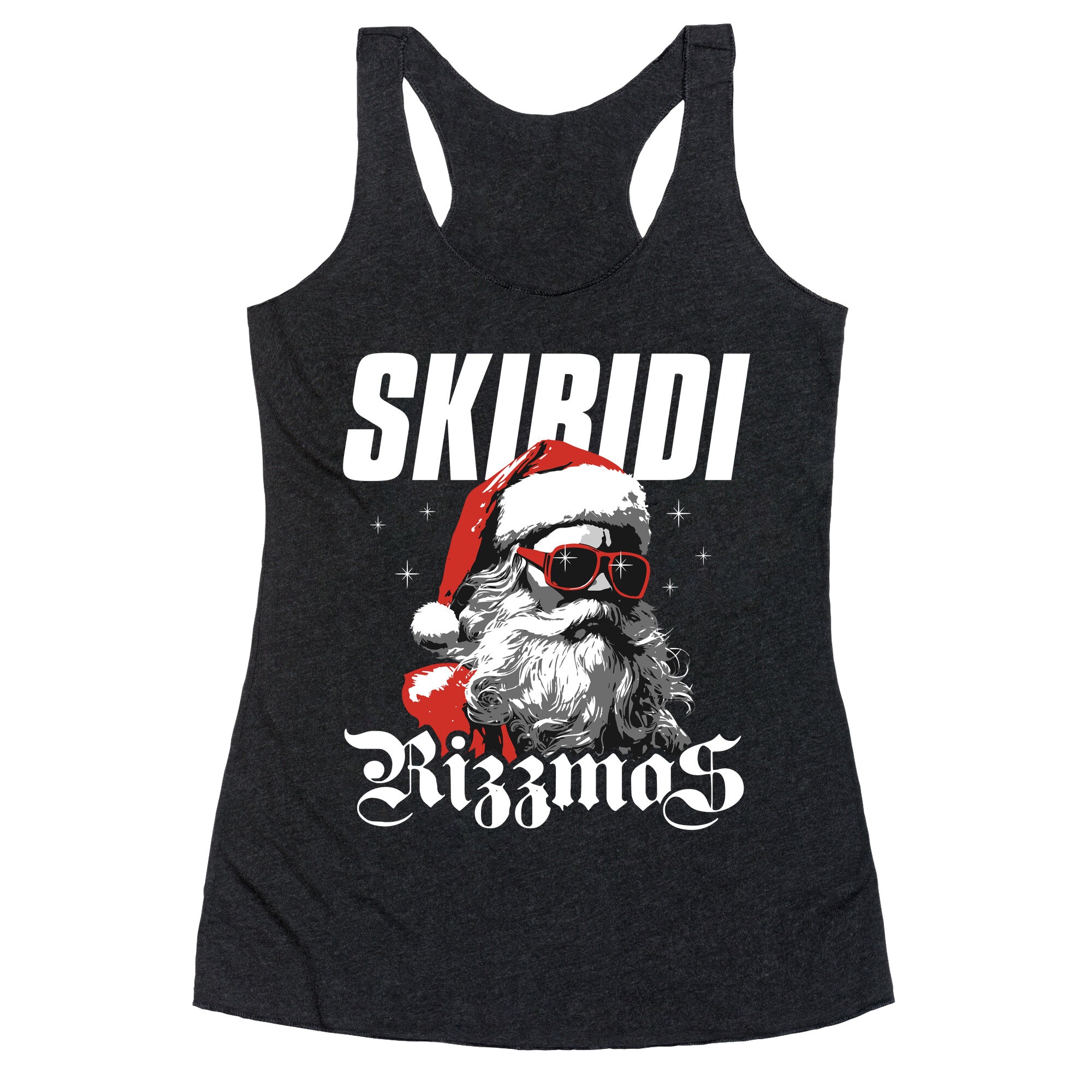 Skibidi Rizzmas Racerback Tank