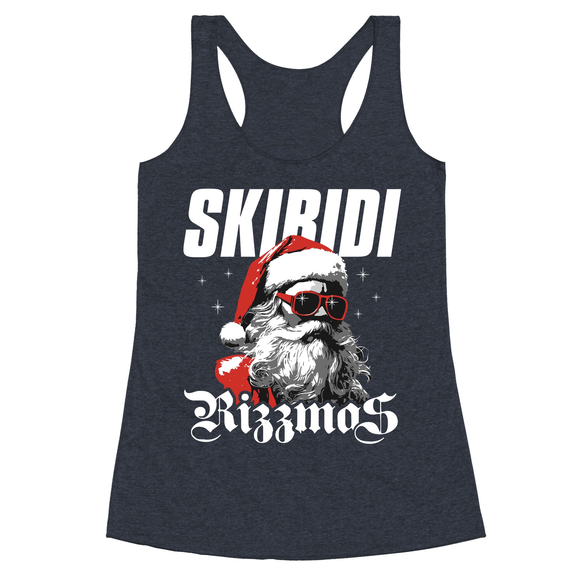 Skibidi Rizzmas Racerback Tank