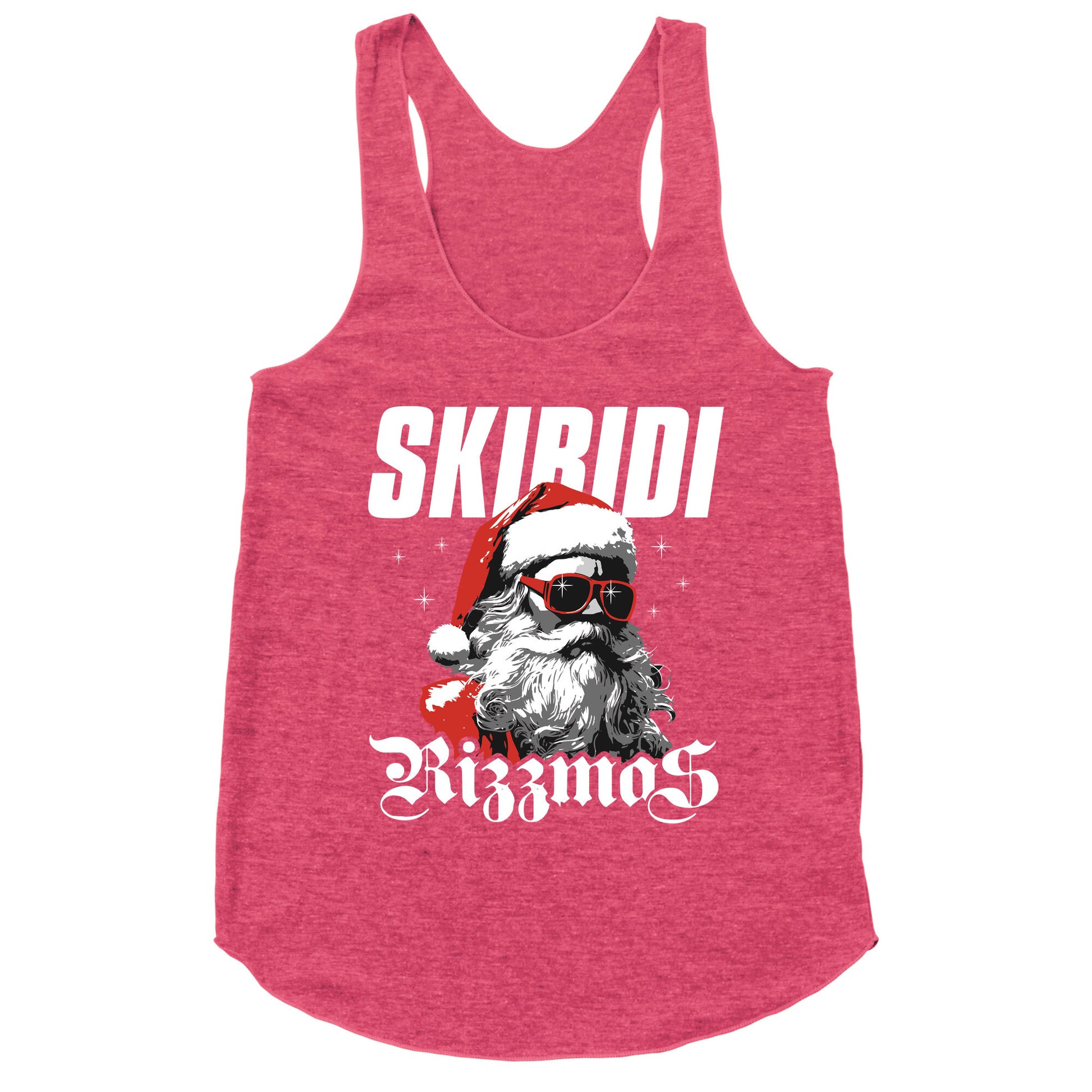 Skibidi Rizzmas Racerback Tank