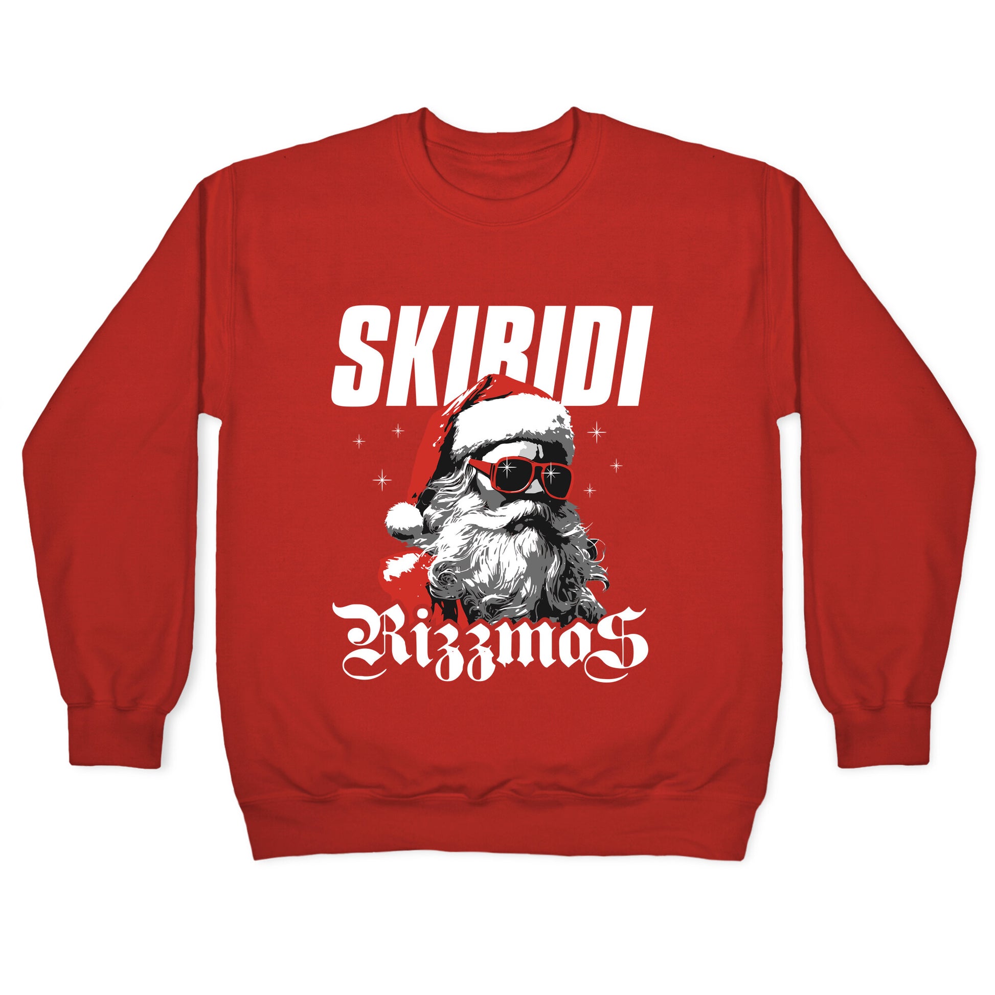 Skibidi Rizzmas Crewneck Sweatshirt