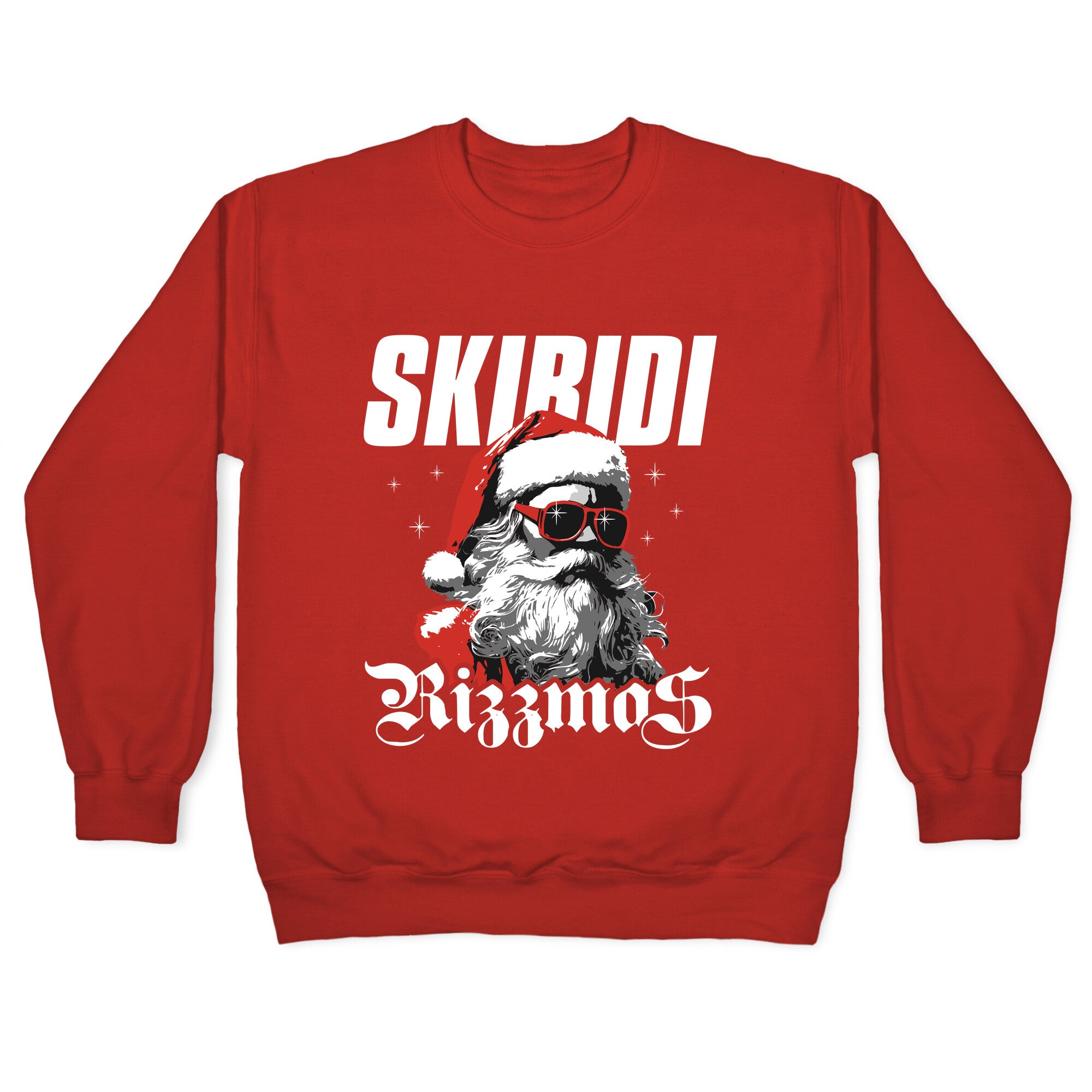 Skibidi Rizzmas Crewneck Sweatshirt