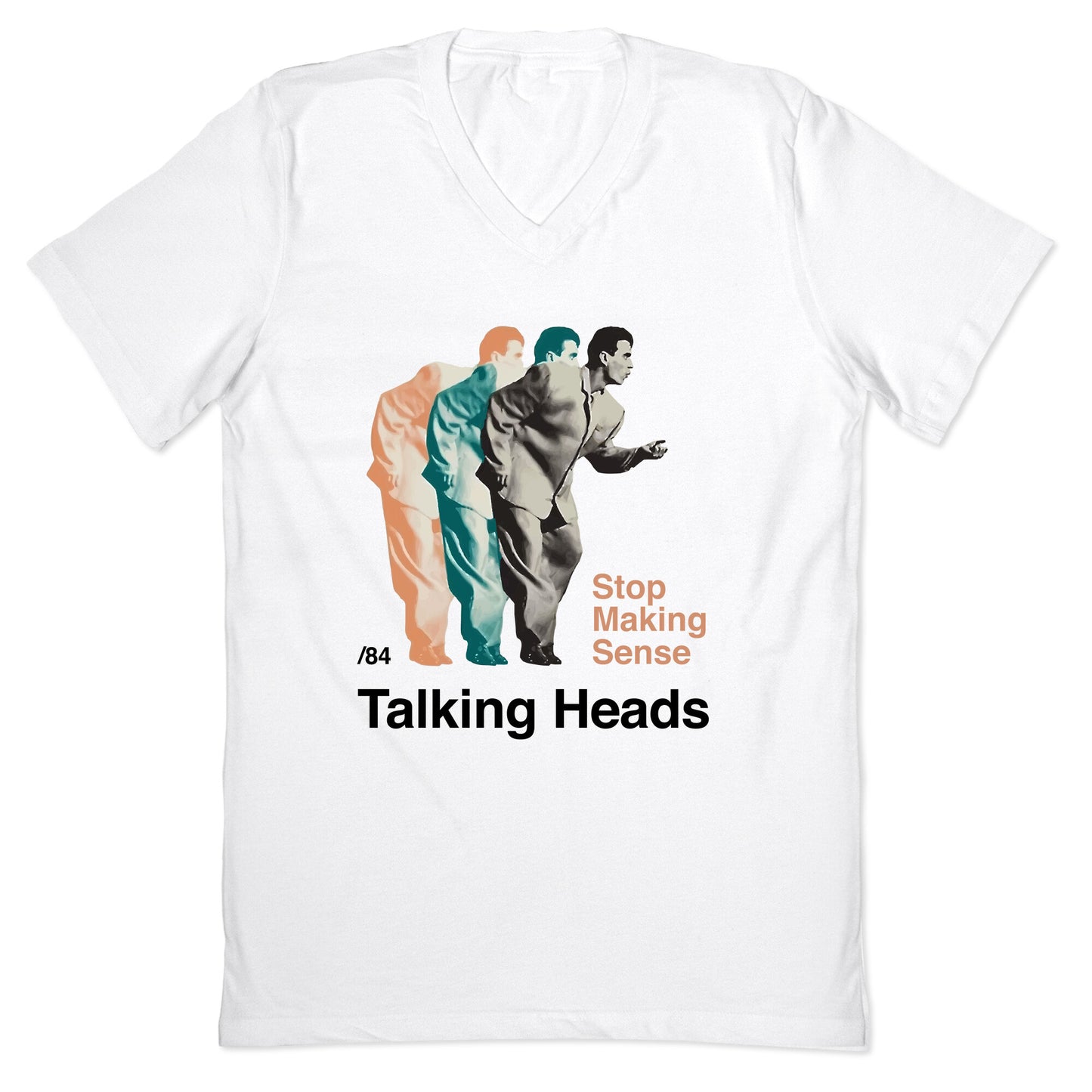 Talking Heads Band V-Neck