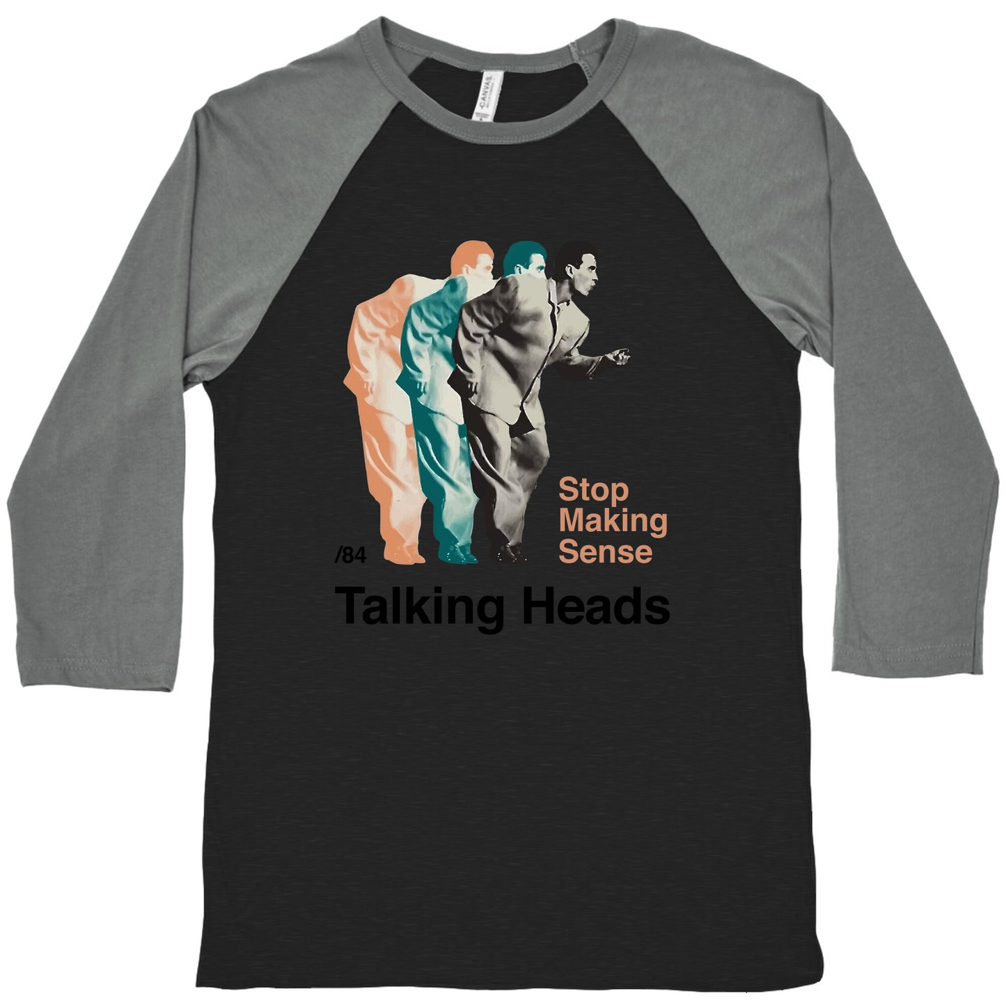 Talking Heads Band Baseball Tee