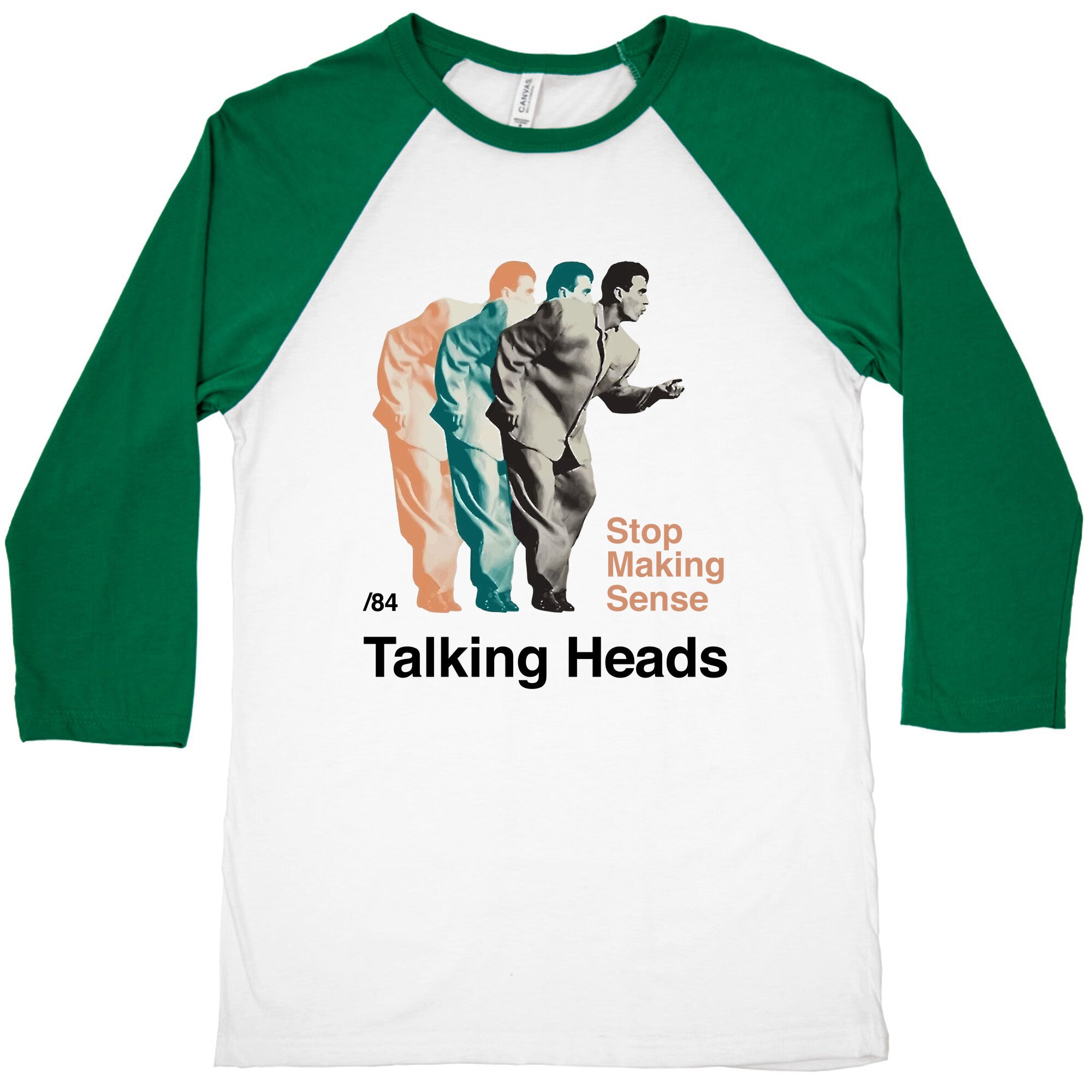Talking Heads Band Baseball Tee