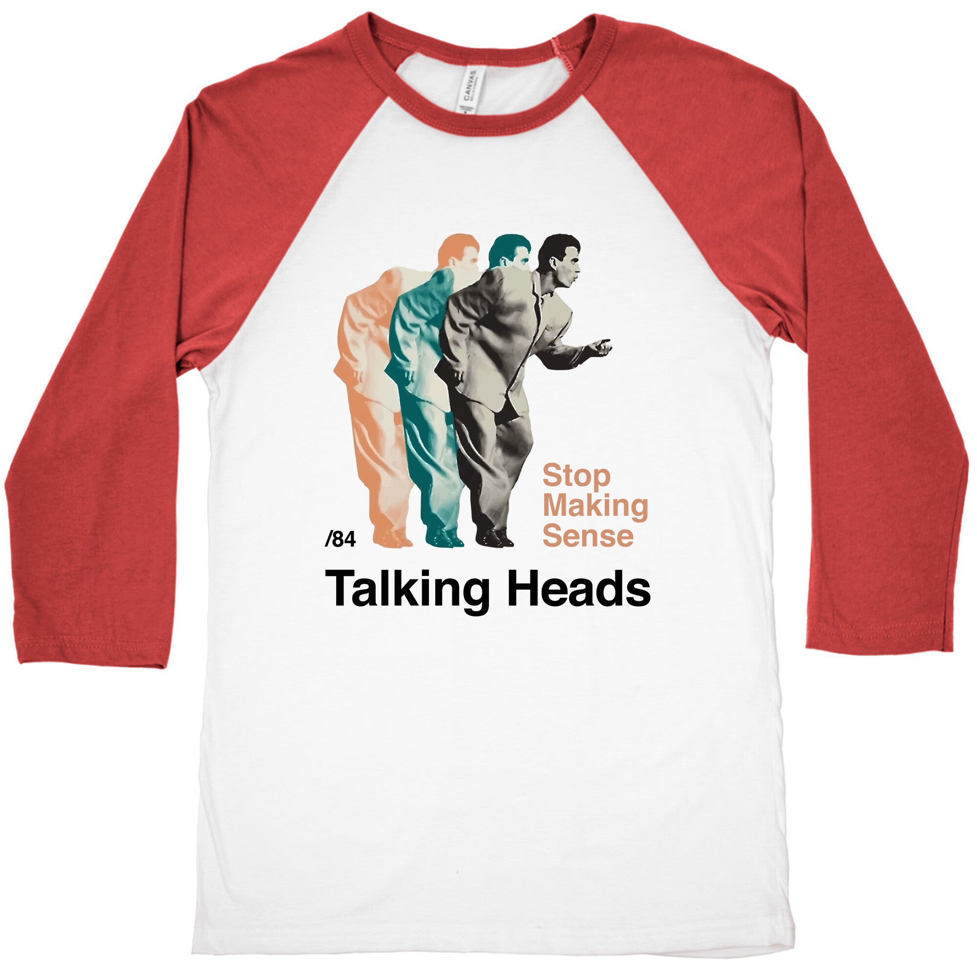 Talking Heads Band Baseball Tee
