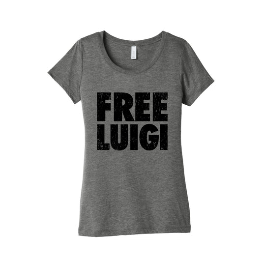 Free Luigi Womens Triblend Tee