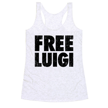 Free Luigi Racerback Tank