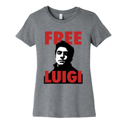 Free Luigi Mangione Womens Cotton Tee